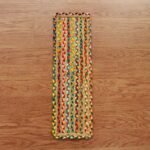 Multicolor Stair Steps Handmade Cotton Chindi Rug