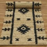 Hand Woven Jute Beautiful Geometric Area Rug