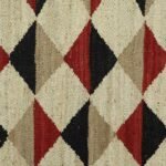 Hand Woven Multicolor Rug Jute Area Carpet