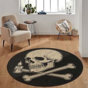 Skull Tufted Rug Beautiful Living Room Rug