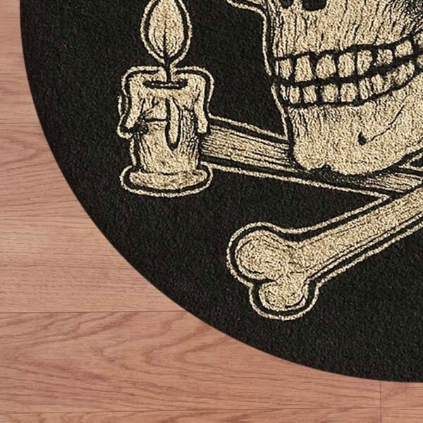 Skull Tufted Rug Beautiful Living Room Rug - Image 4
