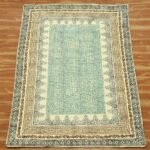 Hand Block Printed Jute Large Area Rug