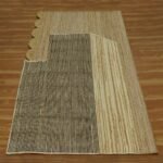 Geometric Rug Hand Block Printed Jute Rug