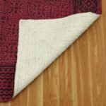 Bordered Handmade Rug Block Printed Area Rug