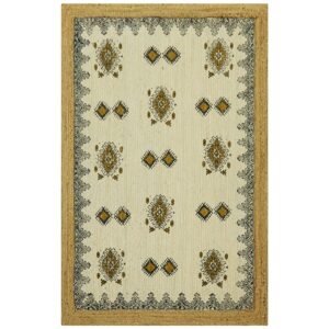 Handmade Large Rug Block Printed Rug