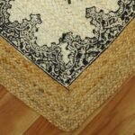 Handmade Large Rug Block Printed Rug