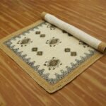 Handmade Large Rug Block Printed Rug