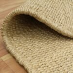 Beige Hand Woven Jute Large Area Rug