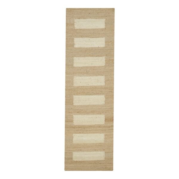 Geometric Living Area Hand Woven Jute Large Rug