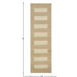 Geometric Living Area Hand Woven Jute Large Rug