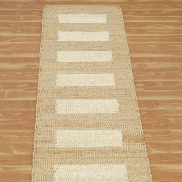 Geometric Living Area Hand Woven Jute Large Rug - Image 4