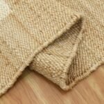 Geometric Living Area Hand Woven Jute Large Rug
