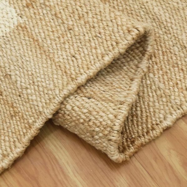 Geometric Living Area Hand Woven Jute Large Rug - Image 5