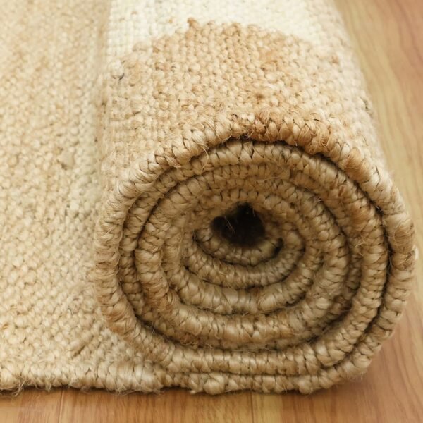 Geometric Living Area Hand Woven Jute Large Rug - Image 7