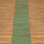 Green Jute Hand Woven Jute Runner Stair Rug