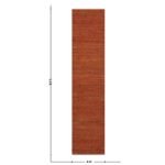 Red Jute Woven Buy Artisan Runner Area Rug