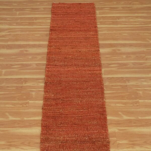 Red Jute Woven Buy Artisan Runner Area Rug - Image 4