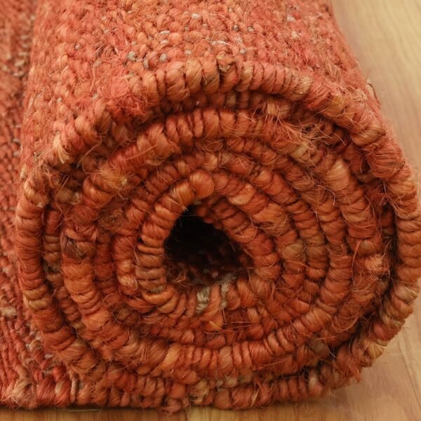 Red Jute Woven Buy Artisan Runner Area Rug - Image 7