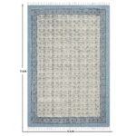 Hand Block Printed Floral Rug Cotton Area Rug