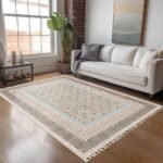 Multicolor Floral Area Rug Rectengular Size Rug