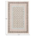 Multicolor Floral Area Rug Rectengular Size Rug