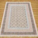 Multicolor Floral Area Rug Rectengular Size Rug