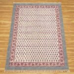 Multicolor Floral Rug Cotton Block Printed Rug