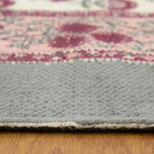Multicolor Floral Rug Cotton Block Printed Rug - Image 7